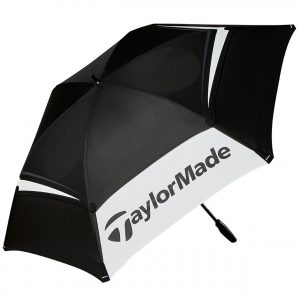 TaylorMade Tour Double Canopy 68 Umbrella Black/White